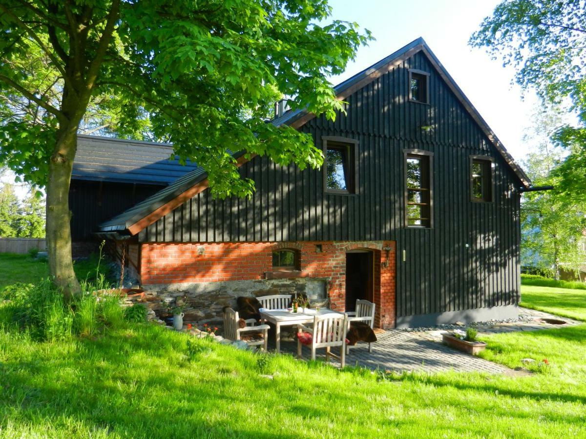 Ferienhaus Berghuette Vogtland In Klingenthal Villa Exterior photo